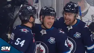 Jets' Cole Koepke Rips Home One-Timer For Goal vs. Kings