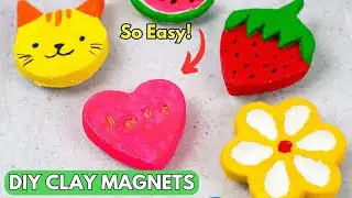 Simply and Easy DIY Clay Magnets