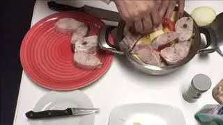 Caldeirada de peixe maruca à moda da Nandinha