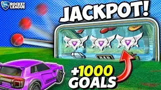 Rocket League, but the goal is a SLOT MACHINE