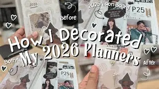 2026 Planner Setups | How I Decorated My 2026 Planners