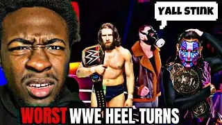 TOP 10 WORST WWE HEEL TURNS OF ALL TIME | REACTION