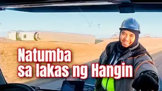 Hindi nag dahan dahan Tumba Tuloy #lakaytrucker 