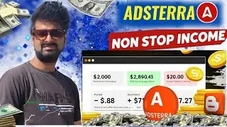 Adsterra Earning Trick 2025 | Adsterra Direct Link High CPM Method | Adsterra Online Earning