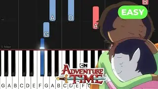 Everything Stays &ndash; EASY Piano Tutorial + Sheet Music (Adventure Time)