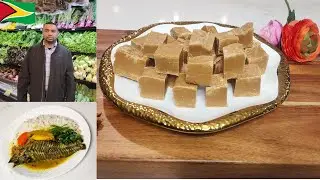 🇬🇾GUYANESE STYLE CONDENSED MILK FUDGE /HUGE FLORIDA HASSA CURRY # Simple Recipe #fyp#food 🇬🇾