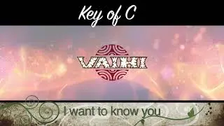 I want to know you Key of C