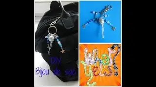 DIY Bijoux de sac perle et breloque