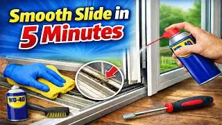 Sliding Patio Door Hard to Open? Clean & Lubricate It Quickly