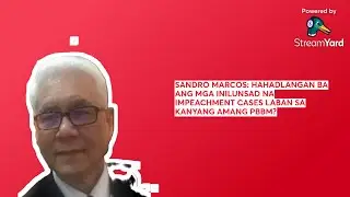 SANDRO MARCOS: HAHADLANGAN BA ANG MGA INILUNSAD NA IMPEACHMENT CASES LABAN SA KANYANG AMANG PBBM?