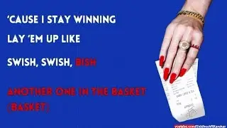 Katy Perry - Swish Swish (feat. Nicki Minaj) [Instrumental] with Lyrics