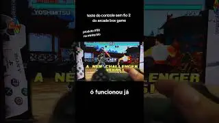 teste do controle sem fio 2 do arcade box game #aliexpress