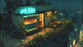 Neon Quotes, Quiet Beats | Futuristic Cyberpunk Lofi for Sleep & Calm Nights