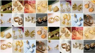 Latest 22k Gold Stud Earrings Designs for Ladies ||Daily wear Gold Earrings Designs 2026