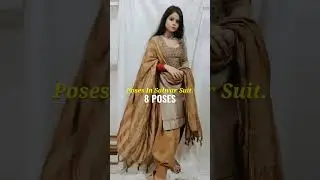 8 Poses In Salwar-Suit | Salwar-Kameez &hearts;️