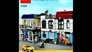 LEGO Creator Bike Shop and Cafe 31026 Building Toy Instructions DIY Book 1