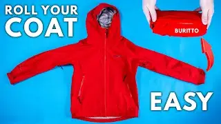How To Roll Your Rain Jacket For Packing