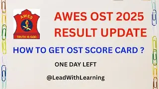 HOW TO DOWNLOAD AWES OST SCORE CARD 2025  