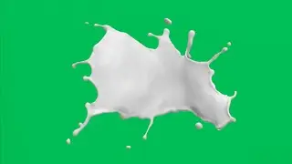 How To Make A Fake Milk Splash Green Screen!