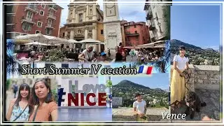 Exploring Nice, Vence France 🇫🇷[short Summer vacation] #2025 #france #cousins 