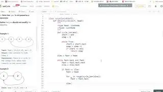 Python Interview Question: Linked List Cycle II (leet code problem 142)