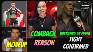 Ditcheva vs Cyborg, Nunes Speaks, Costa Moves Up, Adesanya vs Pyfer