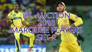 IPL Auction 2018 marquee player set 2 sold price | Bravo to play for CSK  IPL 2018