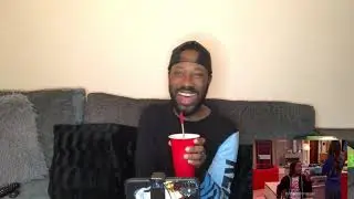Andre Harris carrying victorious reaction