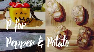Vegetable ABC - P for Pepper & Potato