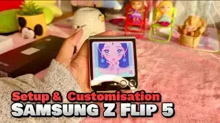 Samsung Z Flip 5 Unboxing || Setup & Customisation || Good Lock Setup || Flex Window || Cover image