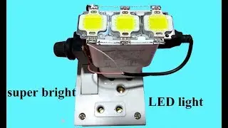 Haw to make super bright LED light use old usb mobile charger