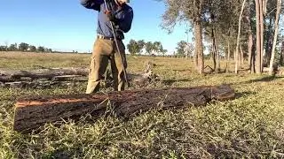 Woodworking Skills, how to debark a log.