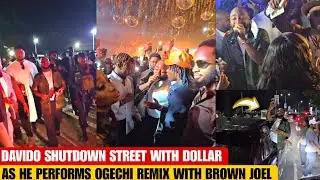 Davido Surprises Wedding with 'Ogechi Remix' ft. Brown Joel, Hyce & Boypee As Dollar Rain for Fans