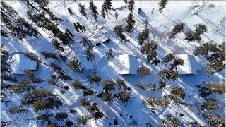 Scouting Ice Fishing Locations At The Remote Off Grid Fishing Lodge