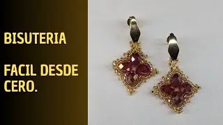 Arete paso a paso -- BISUTERIA B&aacute;sica -- Como hacer Arete sencillo 2026
