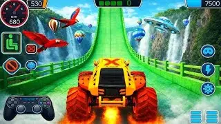Monster Truck Stunts 3D Mega Ramp Extreme Racing Challenge Android Gameplay GT 