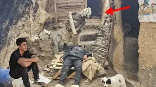 Omid's miraculous rescue from the clutches of the wild caveman by Hussein