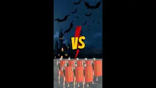 7 Romanus vs Flock of giant bats - Animal Revolt Battle Simulator