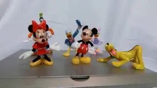 Disney Parks Mickey and Friends Collectible Figures Set Unboxing and Review
