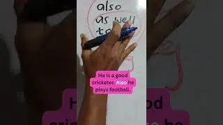 Also, Too, As Well  | Common English Mistake | Spoken Way