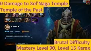 StarCraft 2: 0 Damage to Temple, Temple of the Past, Brutal - Co-op, Karax (Mastery Level 90)