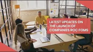 Updates on the Launch of Companies Forms ROC MCA #companiesforms #rocformsupdates