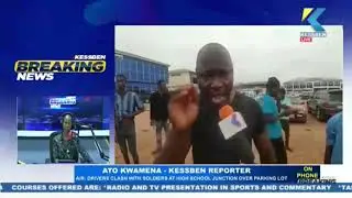 Military men bow to irate Trotro drivers in Atonsu following clash over relocation