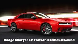 Fratzonic exhaust sound of the Dodge Charger EV simulating a V8 engine