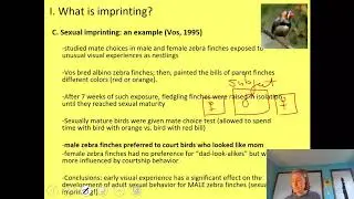 9  Imprinting  Part I