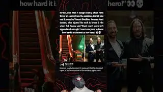 During the filming of John Wick 4 (2023), Keanu Reeves honored someone