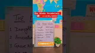 Daily The Hindu Vocabulary 📰🌈🍁#trending #english #viral #shorts #News📖🏅