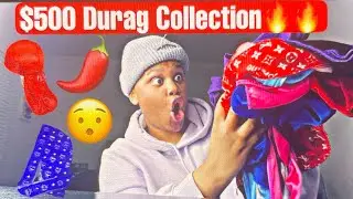 $500 Durag Collection🌶🔥🌶🔥🌶🔥💦(I didn&rsquo;t know I had this much durags 💲💲💲)#newvideo #youtuber