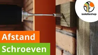 Afstandschroeven! Zo gebruikt u afstandschroeven | De Isolatieshop