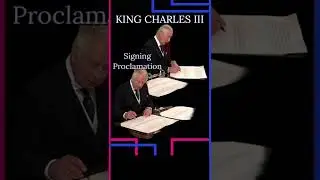 KING CHARLES signs on PROCLAMATION DAY. NEW PRINCE OF WALES. CAMILLA CONSORT & KING CHARLES III. 👑👑🌷